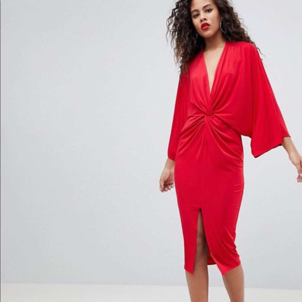 ASOS Flounce London Kimono Midi Dress